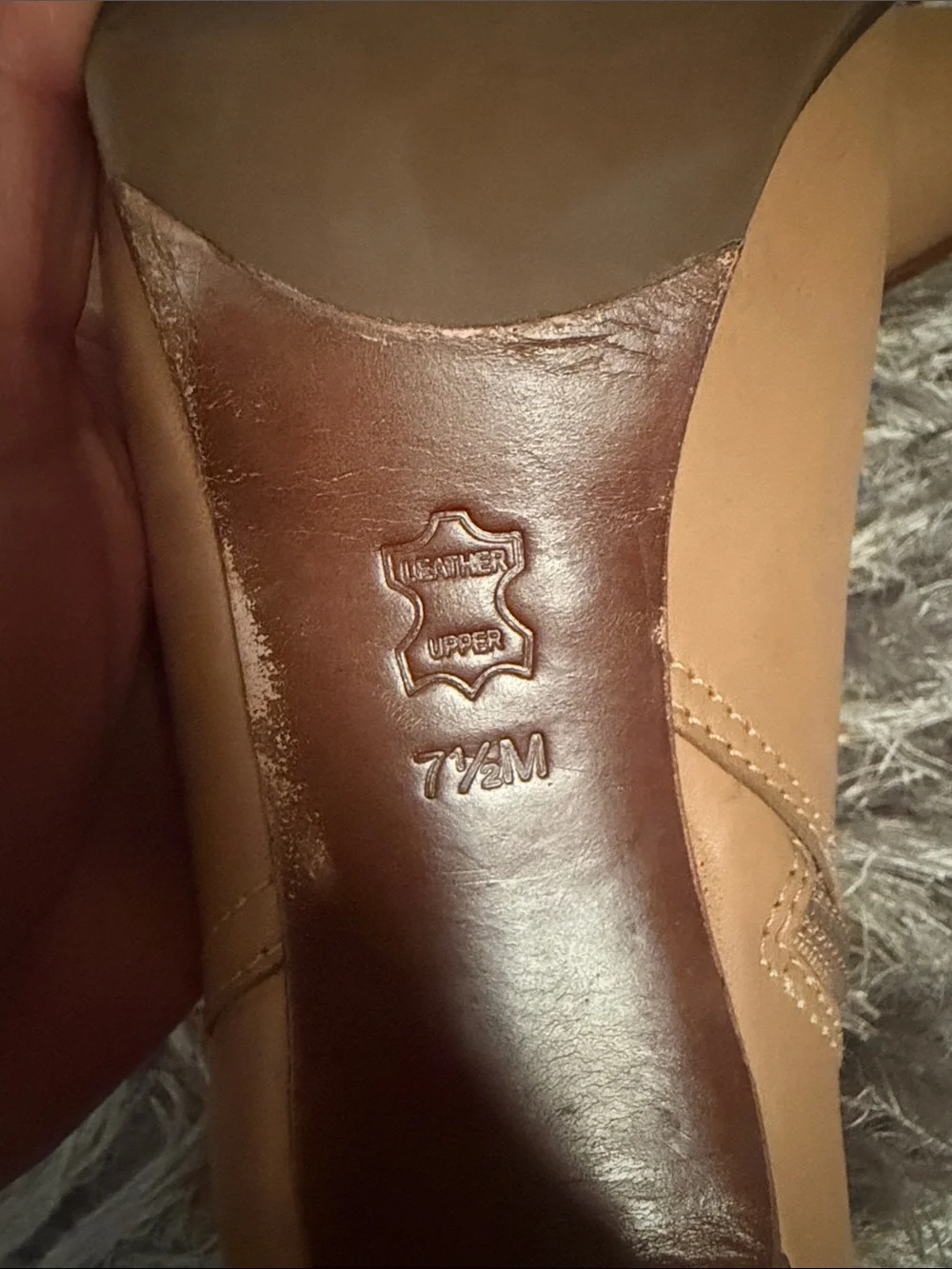 Tory Burch tan leather